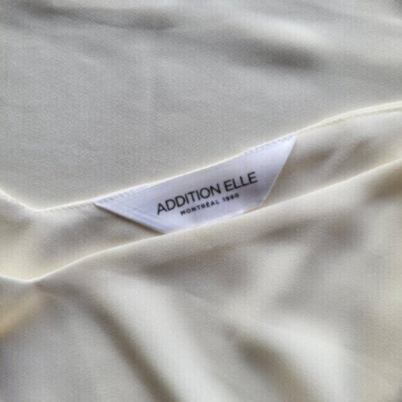 Ivory  Flowy Layered Camisole Size 1X ADDITIONELLE - Picture 5 of 9